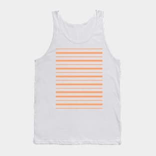 Minimalist Peach Stripes Tank Top